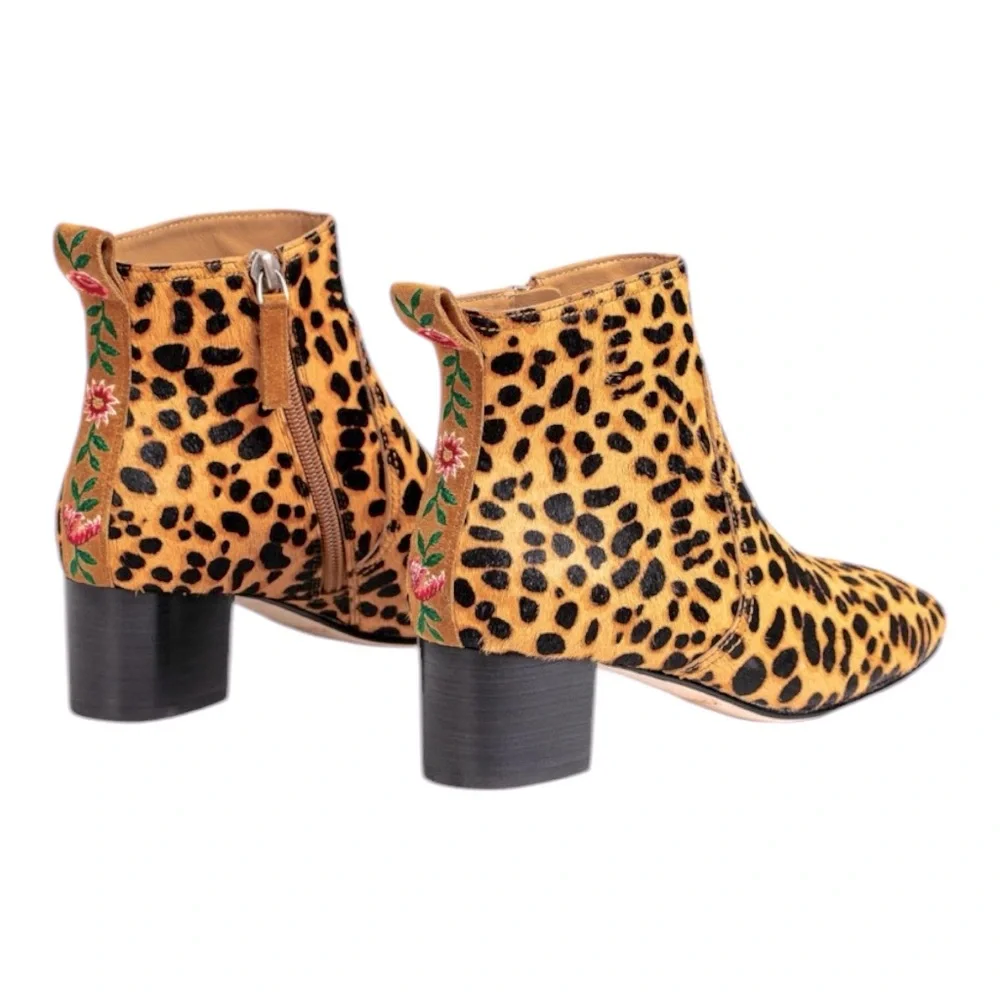 JOHNNY WAS Leopard Heeled Boot - Picture 5 of 8